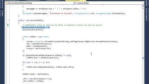 T2Ti ERP 2 0   C#   NF e SB02   10   Atualiza Status