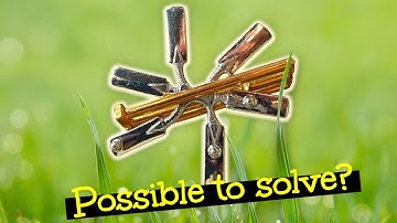 Awkwardly Hard Window & Fan Puzzle - A strange masterpiece! #howto #solve #metal #puzzle 🧩🫰