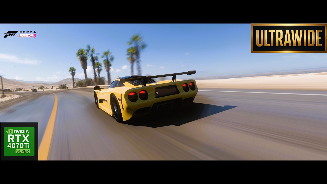Mosler MT900S 2010 - Forza Horzion 5 Goliath - Moza CS V2P Wheel Gameplay - Ultrawide