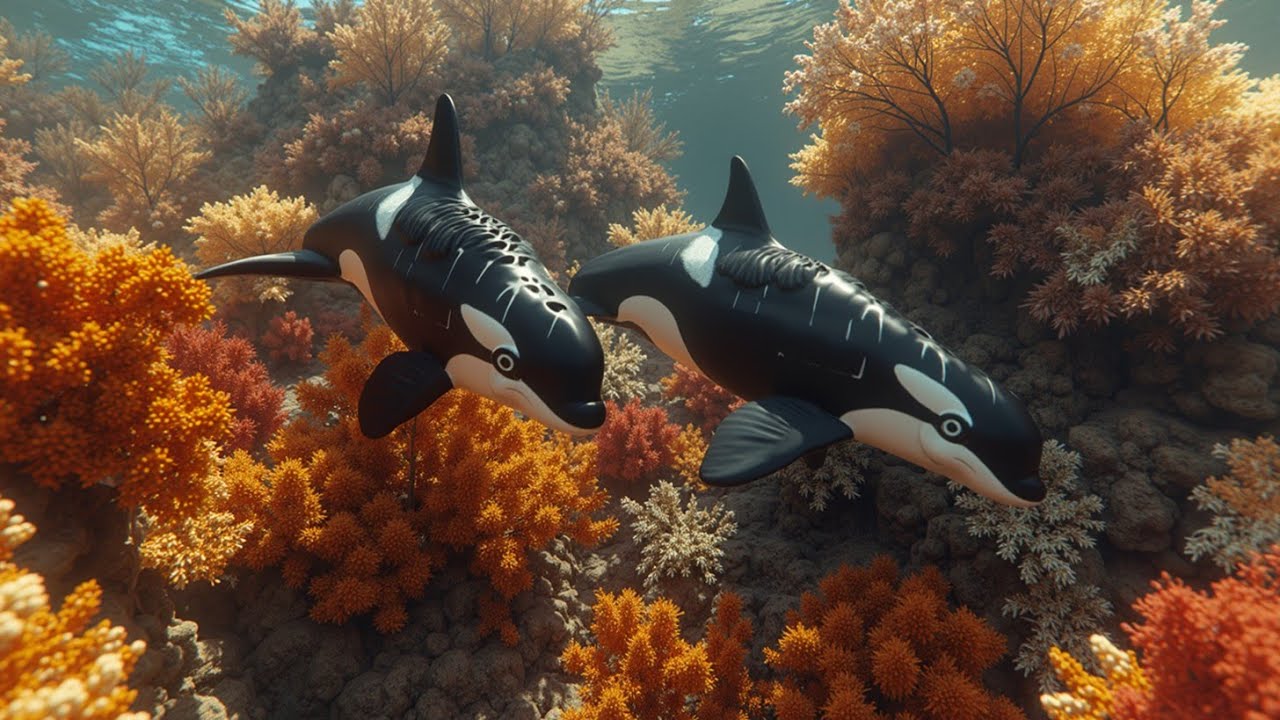 Journey with Orcas: Музыка для Сна, Релакс Пианино, Волны Океана для Спокойствия и Фокуса