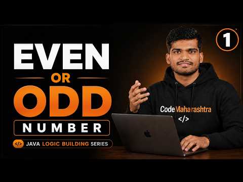 Even or Odd Number Program in Java | Core Java for Beginners | Java Logic Building Series #01
