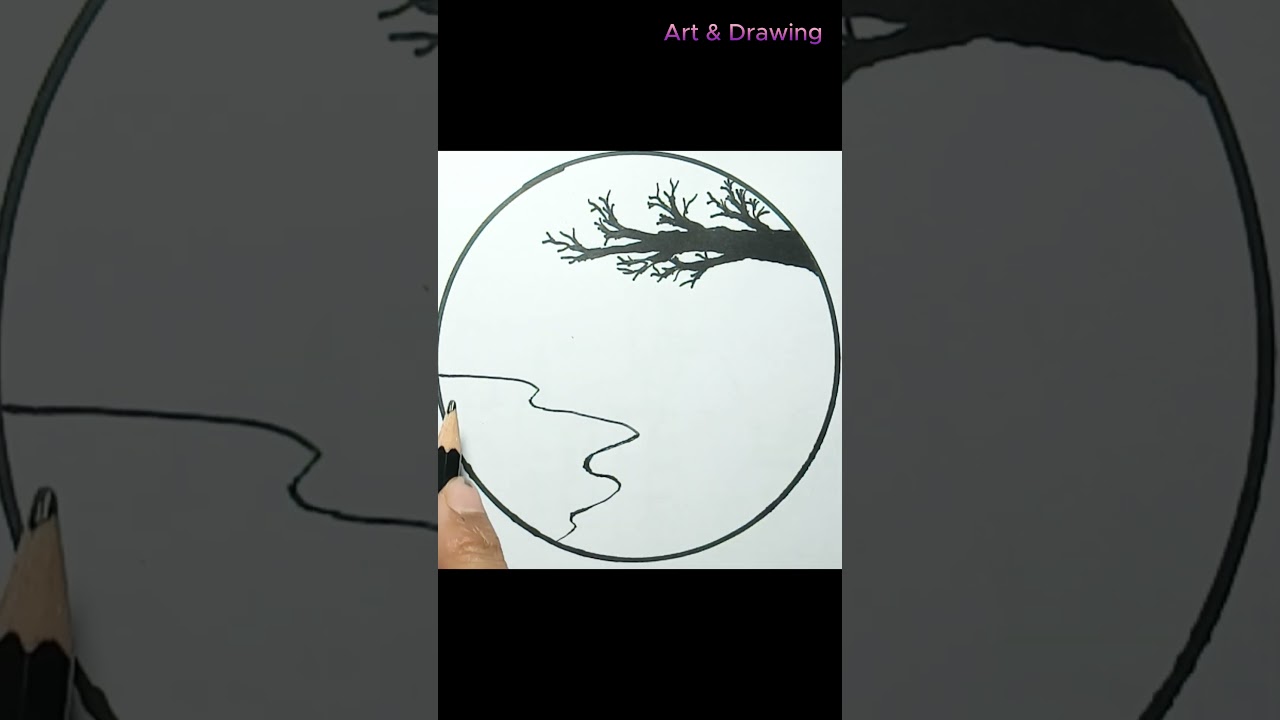 How to Draw an AMAZING Realistic Egret and Lake Scene | Pencil Sketch Tutorial 