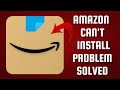 How to solve cant install amazon problem  rsha26 solutions