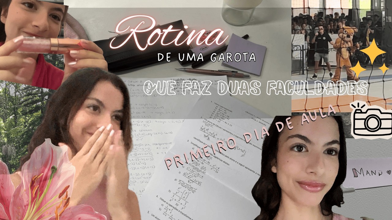 PRIMEIRO DIA DE AULA DA FACULDADE | Minha rotina cursando duas graduações