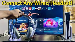 PS5: How to Connect Any Wired Headset (3.5mm Jack or USB)