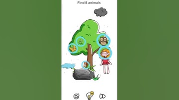 brain out level 28 , find 8 animals, walkthrough solution, #shorts #viral #trending #brainout ,