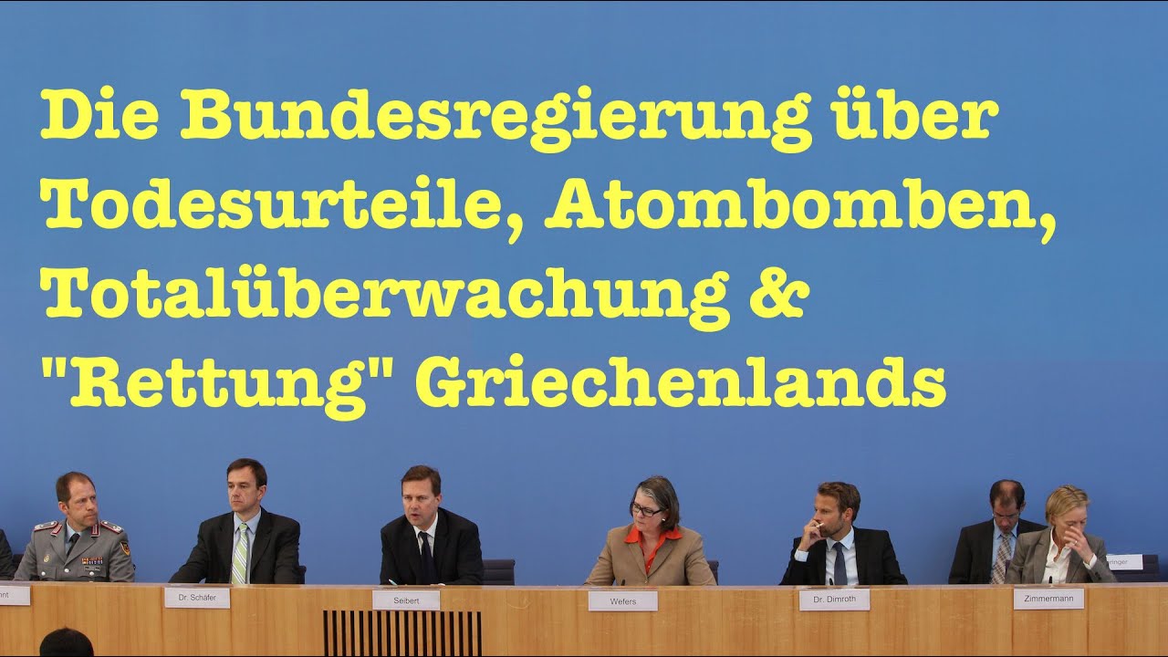 Naive Fragen zu Ägypten, Euro, Atombomben, BND-Skandal & Totalüberwachung