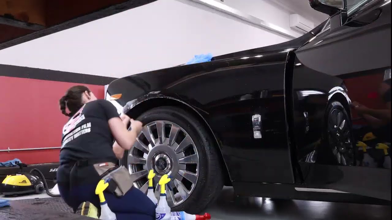Rolls Royce Phantom Extended Paint Protection Film Install - Thousand Oaks XPEL Installer