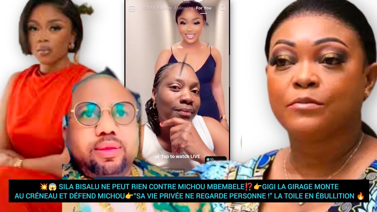 🚨SILA BISALU IMPUISSANTE FACE À MICHOU MBEMBELE😳GIGI ALOBI “SA VIE PRIVÉE, ÇA NE VOUS CONCERNE PAS
