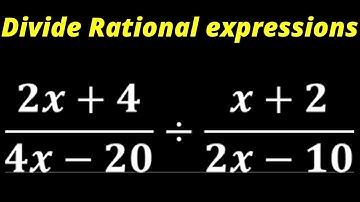 How To Divide Rational Expressions With Variables
