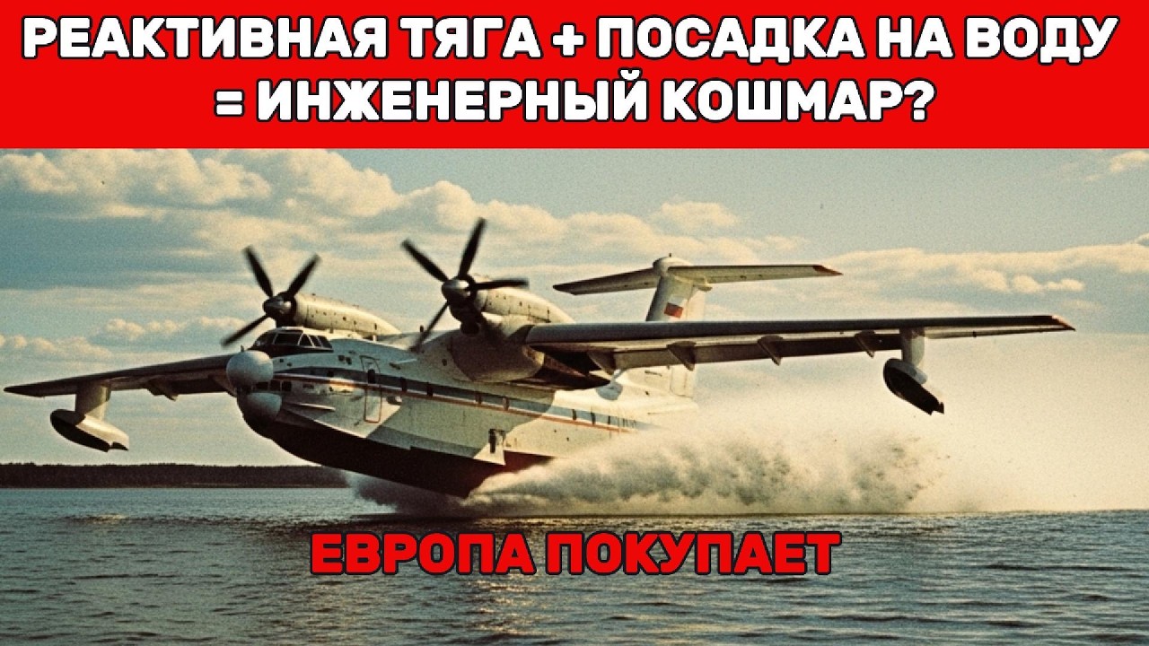 Бе-200: Садится на воду. Набирает 12 тонн. Тушит за 15 секунд. Как?