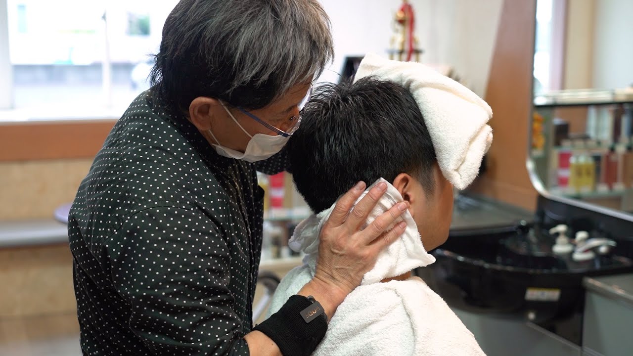 至極の頚椎マッサージ：入間郡三芳町の理容室「ナチュレール」でシャンプー、マッサージのフルコース