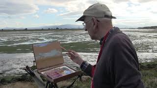 David Goldberg explains his method of landscape painting.