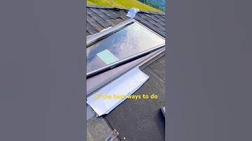 Proper step flashing Method for Skylights #diy #roofing #construction #skylights #velux #roofingwork