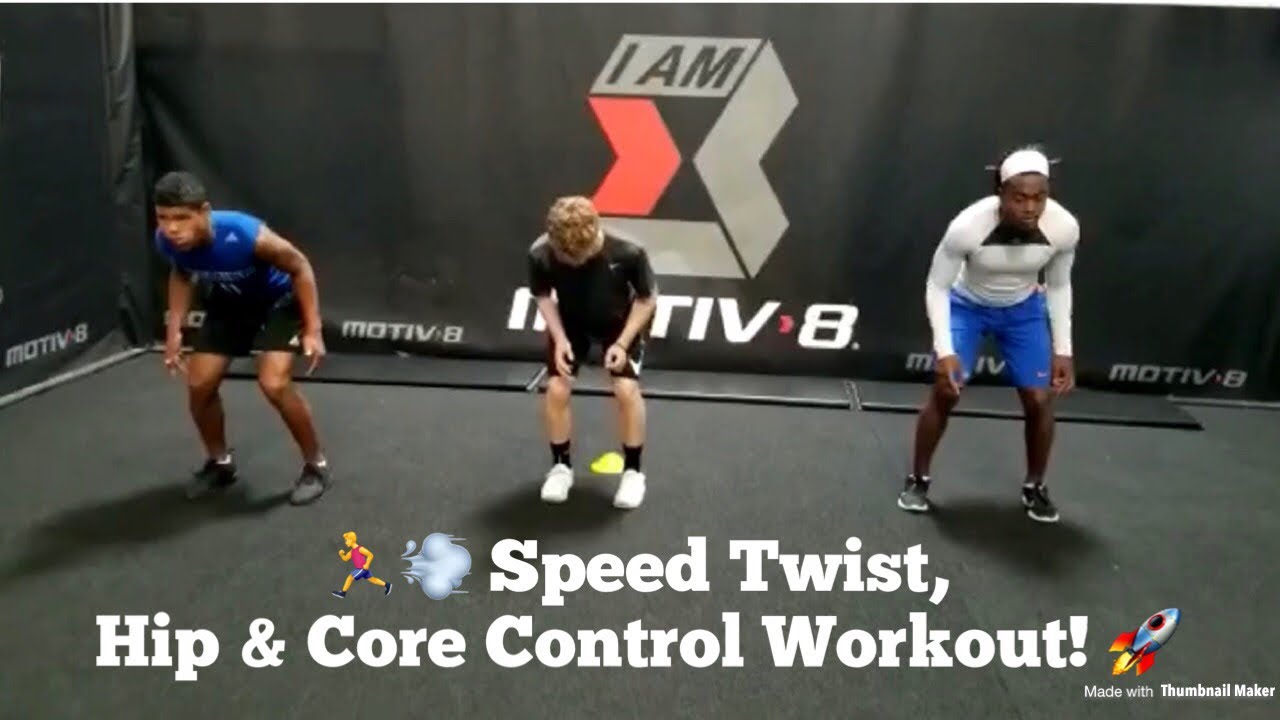 ?‍♂️? Speed Twist, Explosive Hips & Core Control Workout! ?