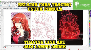 Belajar Tracing Untuk Pemula di Corel Draw (TRACING LINE ART)
