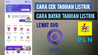 Cara Cek Tagihan Listrik || Cara Bayar Tagihan Listrik Lewat OVO 