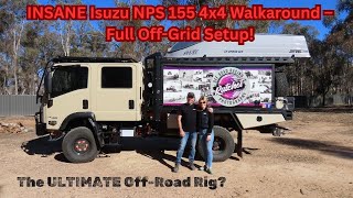 Siap untuk Off-Grid! Isuzu NPS 155 4x4 milik Matt & Rachel   Bisnis Fotografi Off-Road | Vanlife ...