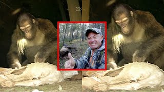 Elk Hunter’s LAST Footage of SASQUATCH About to Skin Him Alive | Gruesome Bigfoot Encounter