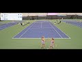 ITA Division III Women's Team Indoors - Doubles 2/Singles 2 (WashU vs Sewanee)