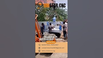 Dispatching of CNC Stone Router Machine to customer , Contact us for free quote