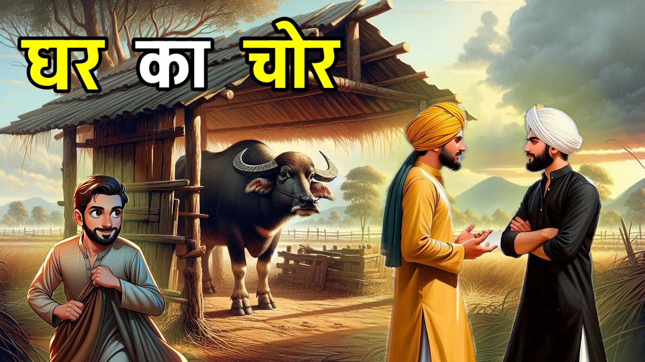 🔴 घर का चोर ।Hindi Moral Story । kahani bed time story । cartoon story। Hindi कहानी