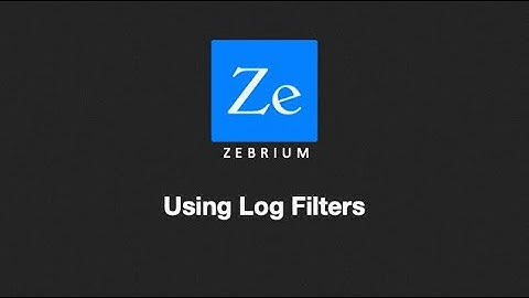 Using Log Filters