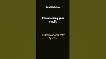 How Personalized Emails Can Boost Open Rates by 50%! 🚀 (Email Marketing Tips)