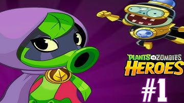 Plants vs zombies Heroes - Gameplay Walkthrough part #1