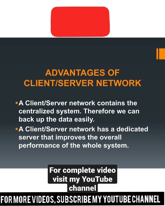 #advantages What are the advantages of Client Server Network? - YouTube