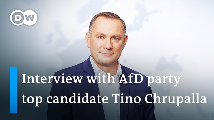 Interview with Tino Chrupalla, Lead Candidate of the AfD | DW News