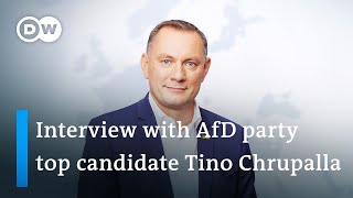 Interview with Tino Chrupalla, Lead Candidate of the AfD | DW News