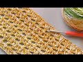 Wonderful pattern Crochet Description ! Easy Crochet for beginners / Crochet baby blanket / cardigan