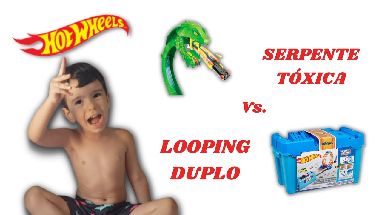 Looping duplo Vs. Serpente Tóxica - Hot Wheels [MiRa Brothers]