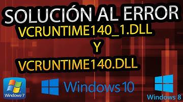 Solución al Error VCRUNTIME140_1.dll y VCRUNTIME140.dll en Windows 11/10/8/7 - [Tutorial 2025]