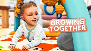 grandma comes for a stay over | growing together let's play ep. 2  the sims 4