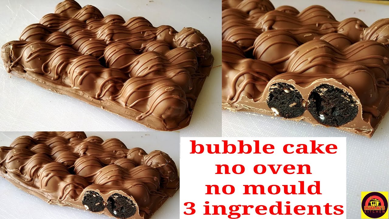 बिना ओवन,मौल्ड सिर्फ़ 10 मिनट में बाज़ार से अच्छि बबली केक | Valentine's Day Special Bubble Cake