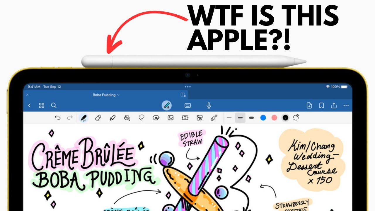 The NEW USB C Apple Pencil Is WEIRD - YouTube