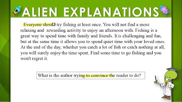 3rd Grade - Reading - Argumentative Text - Question Feedback - 152111