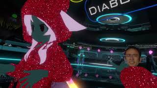 [Epilepsy warning] VRChat - Nicolas Cage show up in the club