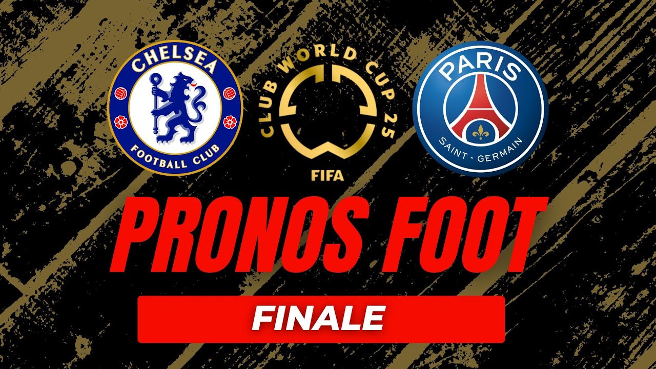 Fanion Football Finale Chelsea Vs PSG - 13 Juillet 2025 - Avec Compo Équipes - Blanc
