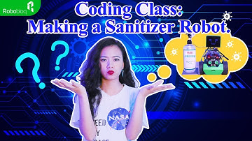 Scratch Coding Class -DIY a Sanitizer Robot with Q-Scout/matebot. Join Robobloq
