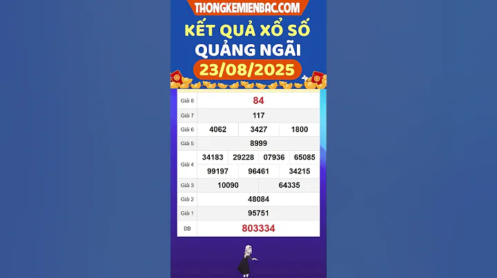 Xổ số Quảng Ngãi ngày 23 tháng 8 - XSQNG - SXQNG - Xổ số kiến thiết Quảng Ngãi hôm nay