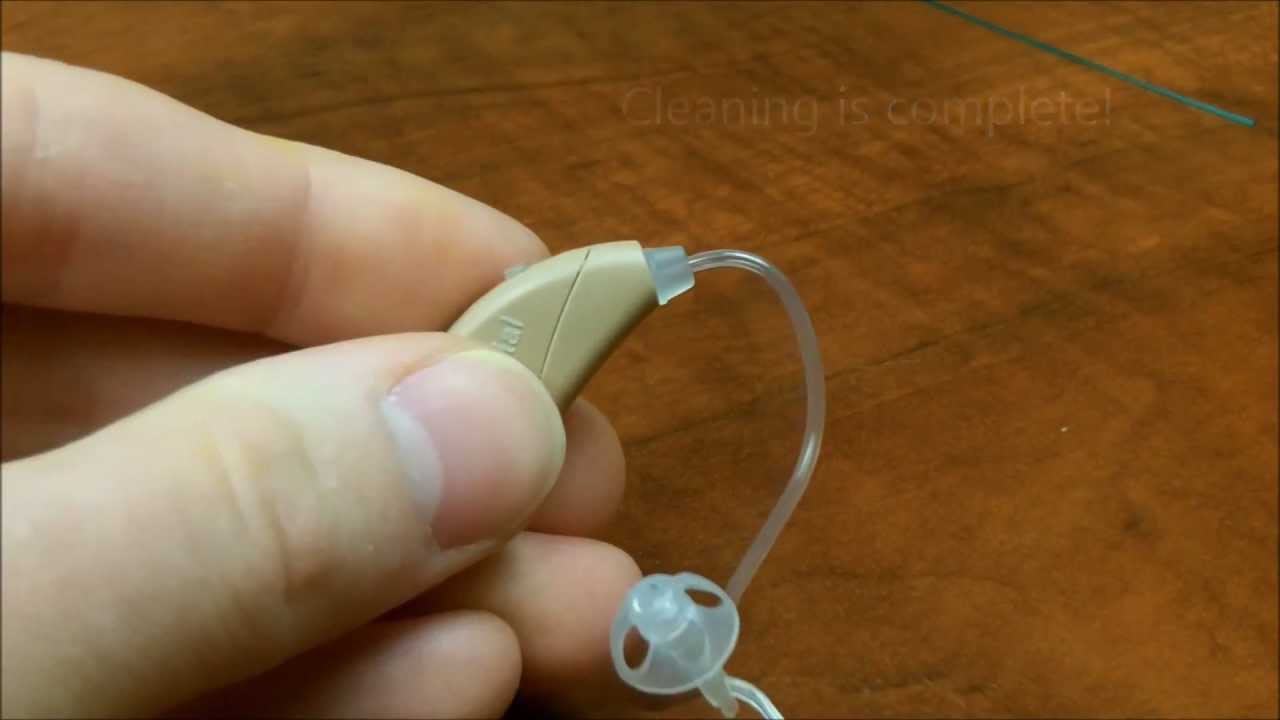 Affinity Hearing's Guide with Cleaning A Slim Tube Hearing Aid YouTube