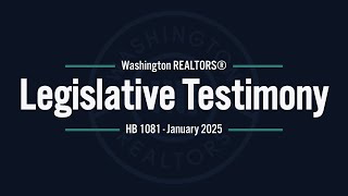 Legislative Testimony 2025: HB 1081