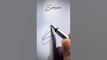 Satyam name signature style | Satyam signature #satyam #signature #namesignature #shorts