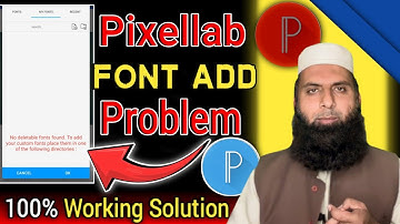 Pixellab no deletable fonts found problem solution 2024||100% Solution