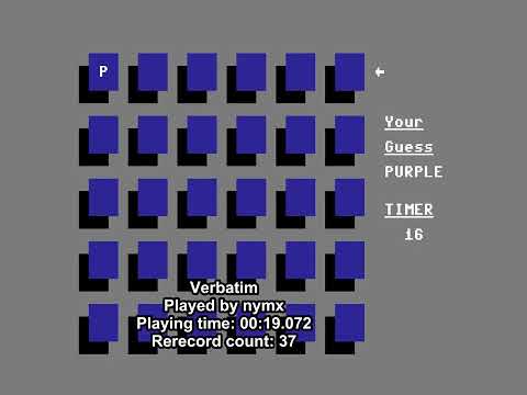 TAS C64 Verbatim By Nymx In 00 19 072