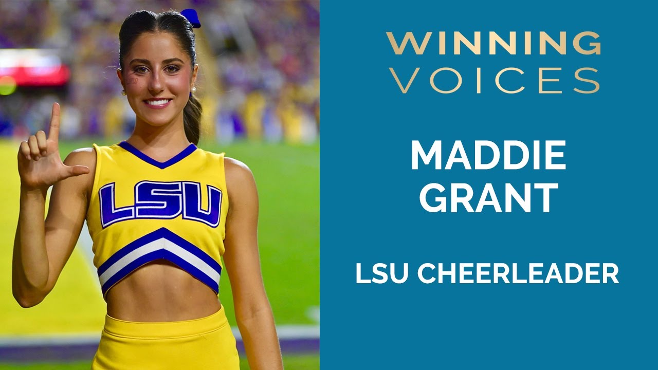 Winning voices Maddie Grant Cheerleader LSU