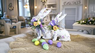 Cute Easter Bunnies DIY 🐣 Cozy Spring Decor & Handmade Gift Ideas